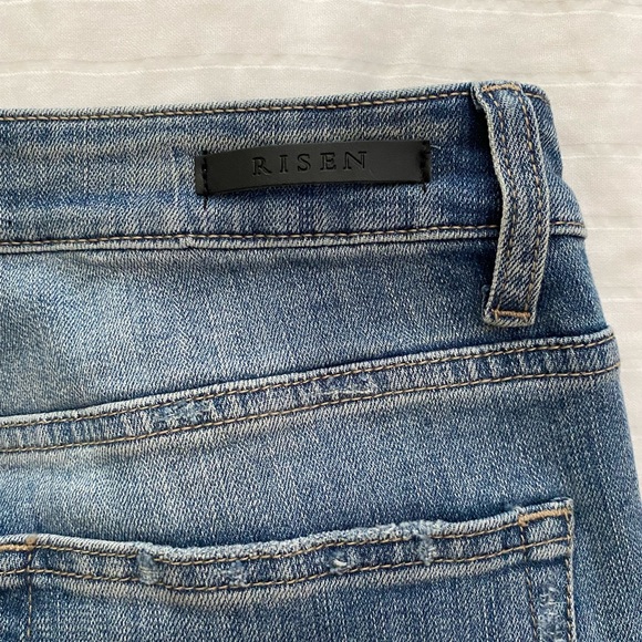 || Risen || Wide Leg Cropped Jeans - Picture 8 of 8